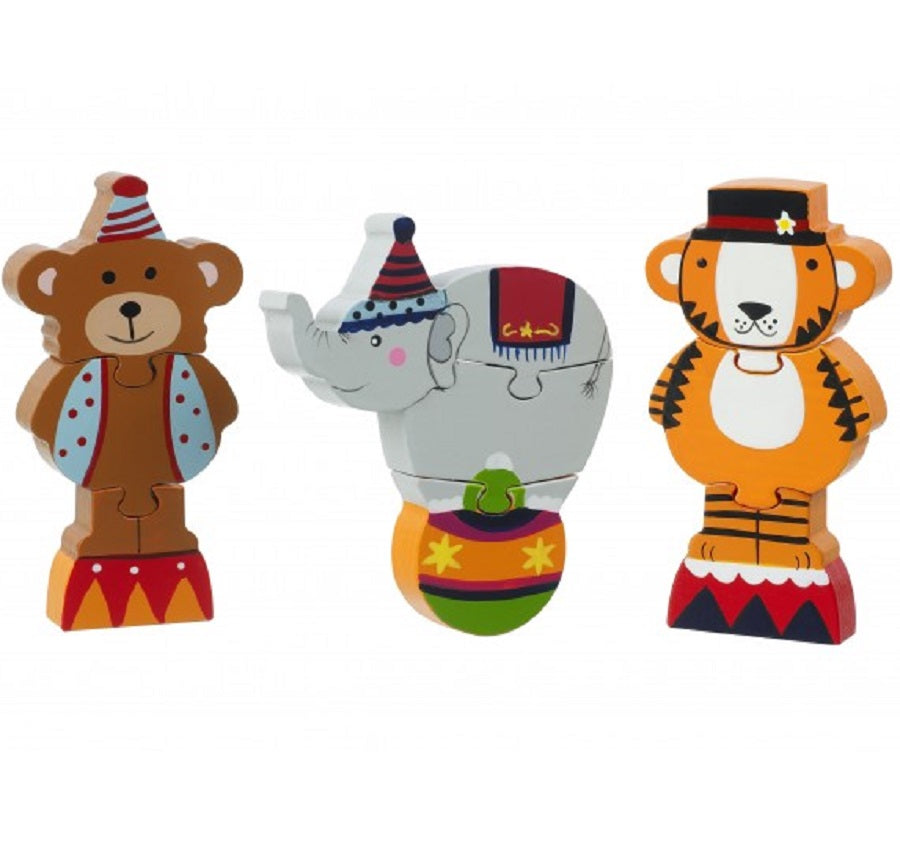 Circus Mini Wooden Puzzle Set