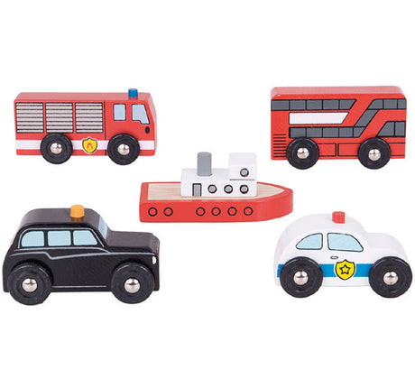 Bigjigs City Vehicles Set