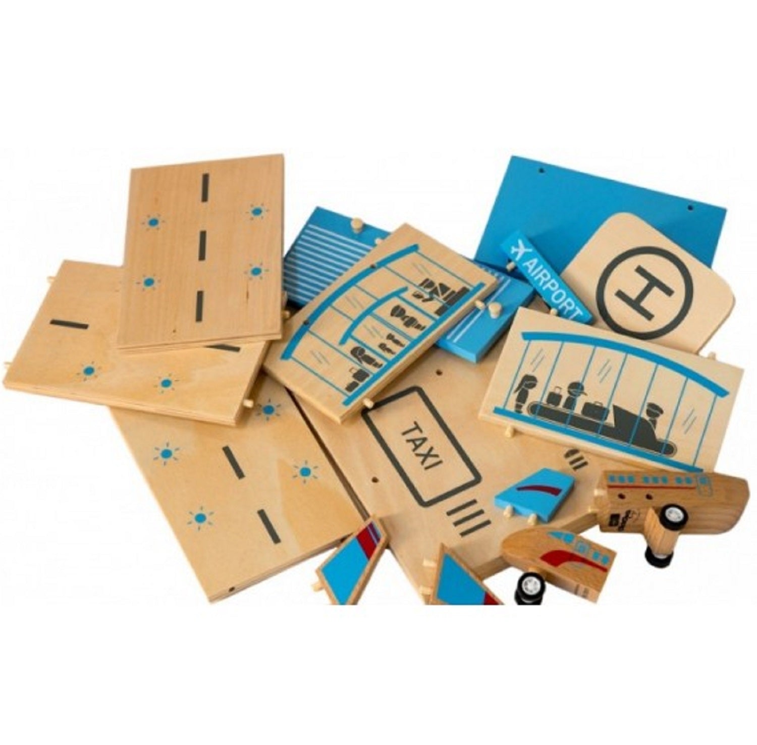 Click Clack Airport Play Set