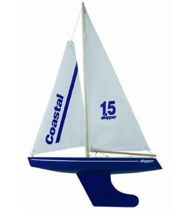 Coastal 15 inch Pond Yacht - Blue Hull
