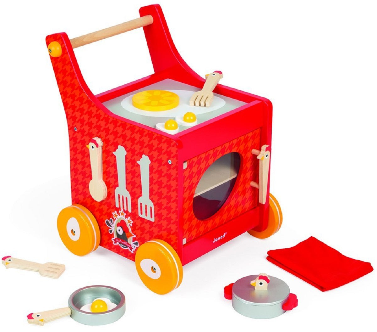 French Cocotte Kitchen Trolley and Walker 3