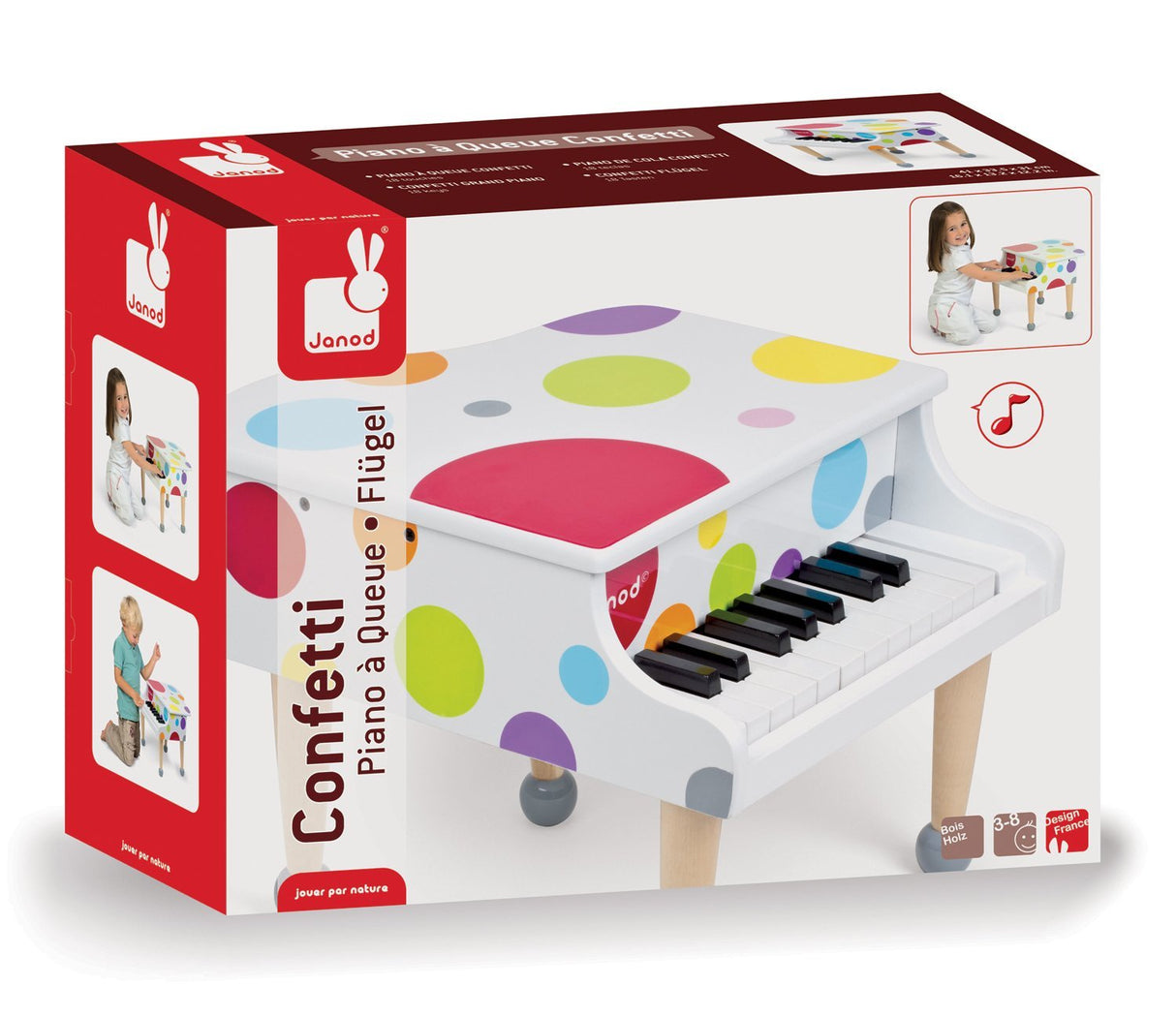 Janod Confetti Grand Piano