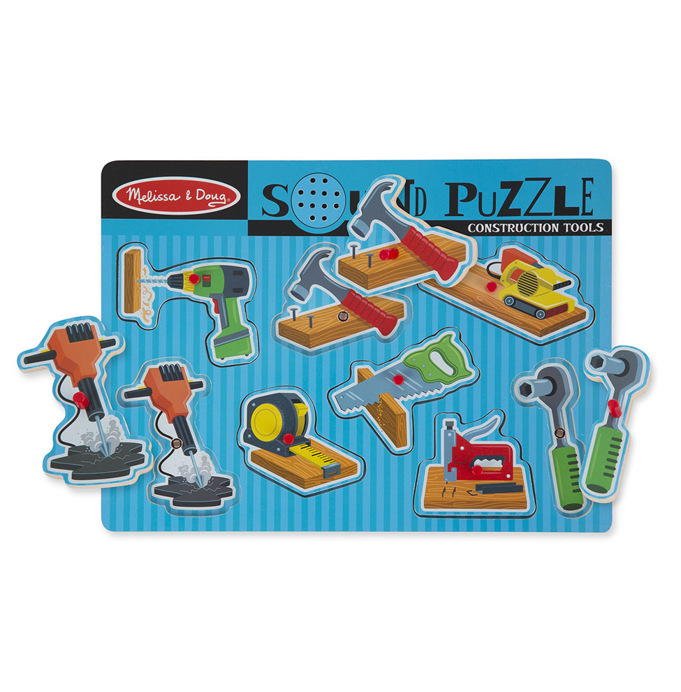 Construction Tools Sound Puzzle