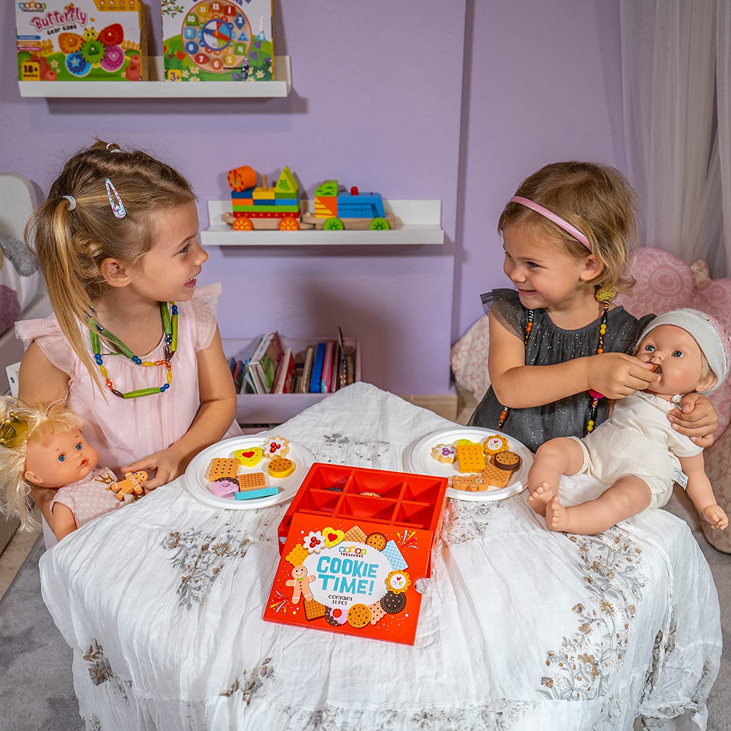 Box of Wooden Biscuits
