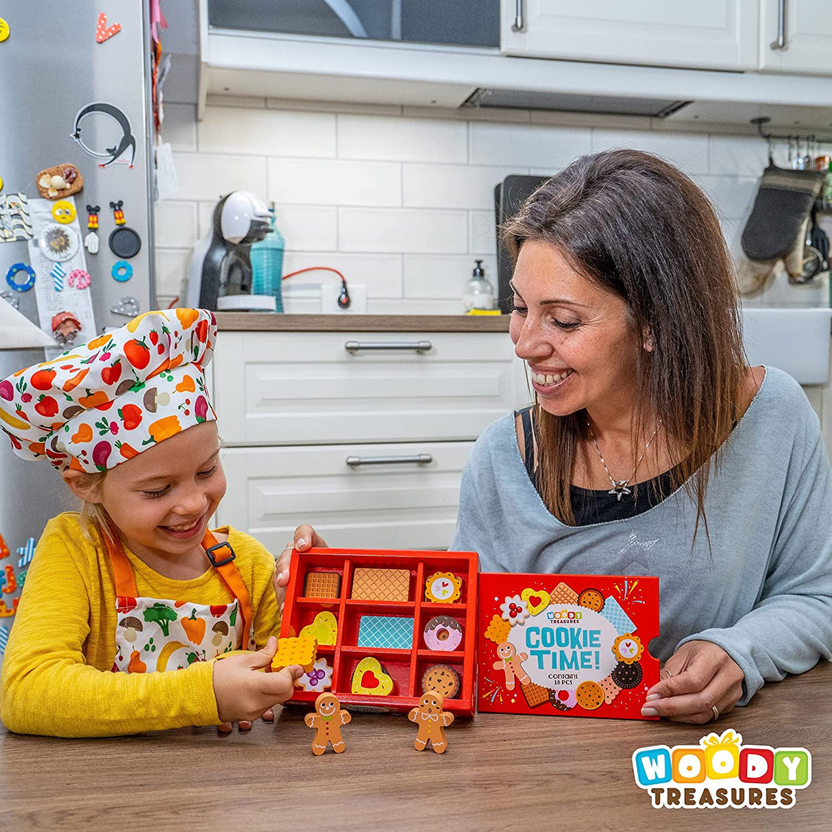 Box of Wooden Biscuits