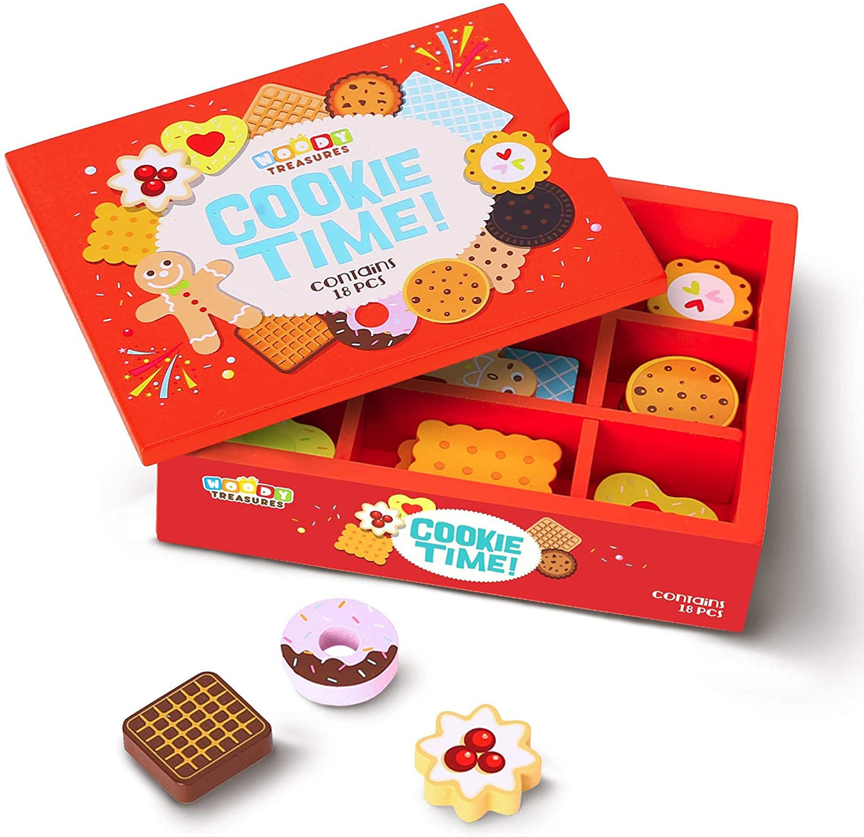 Box of Wooden Biscuits