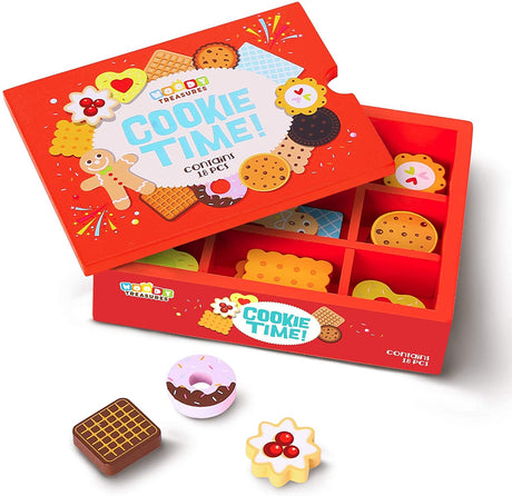 Box of Wooden Biscuits