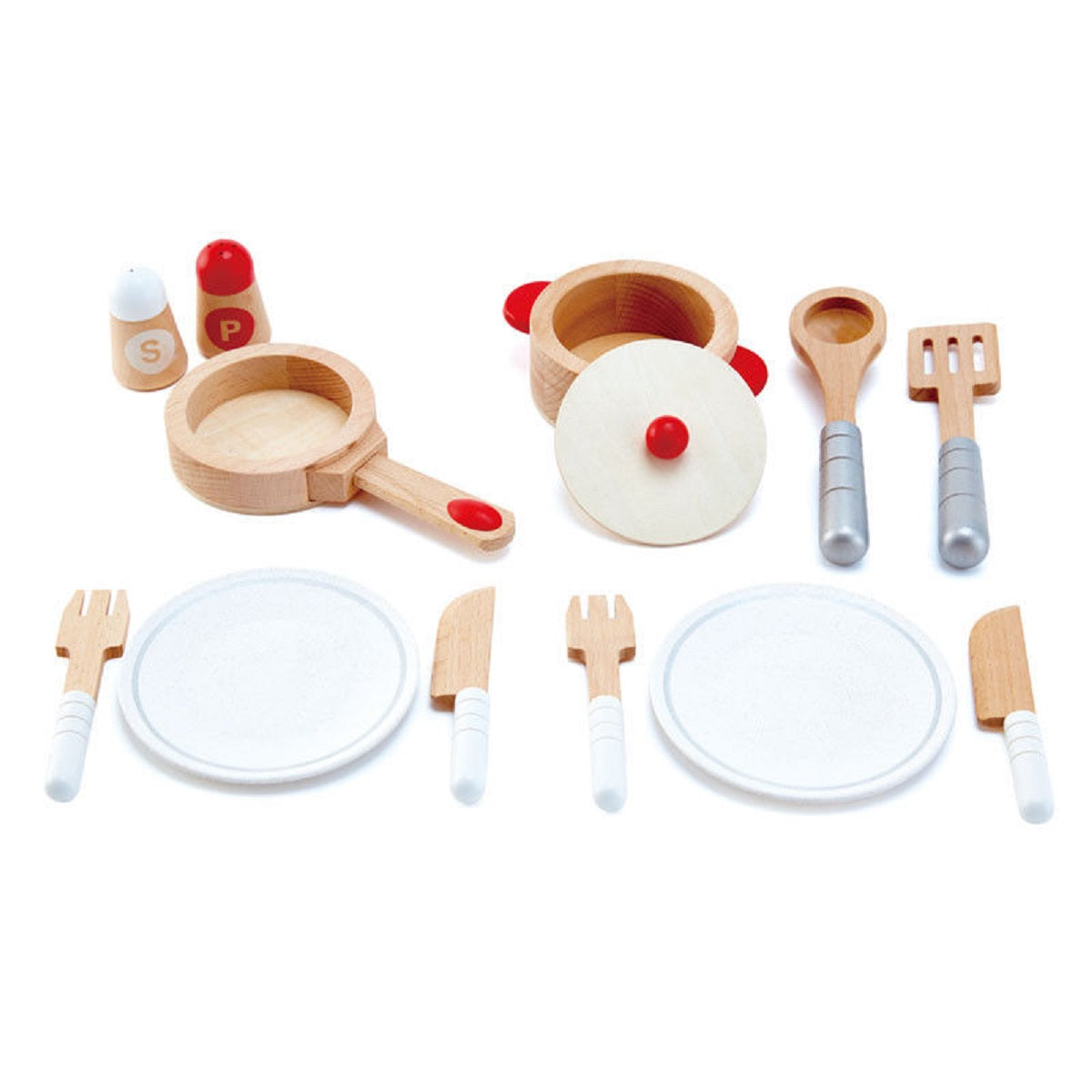 Cook and Serve Wooden Play Set