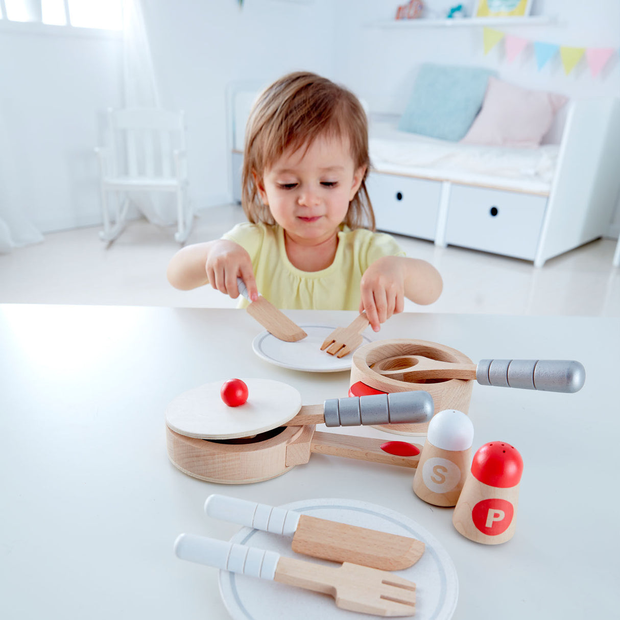 Cook and Serve Wooden Play Set