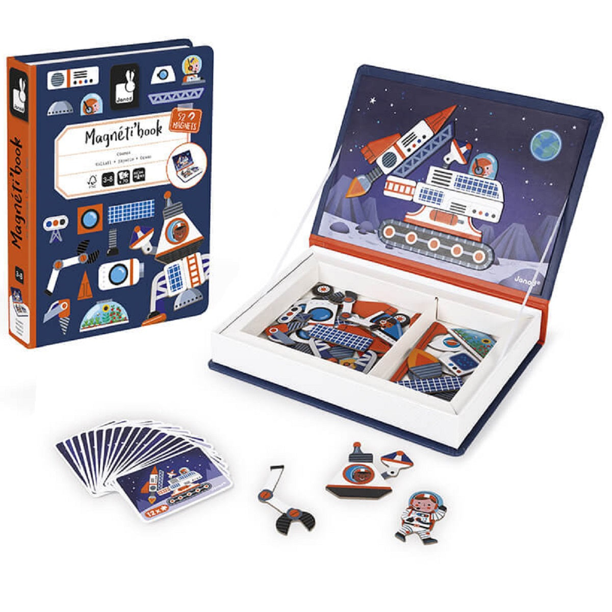 Magnetic Book with 52 Magnets - Cosmos