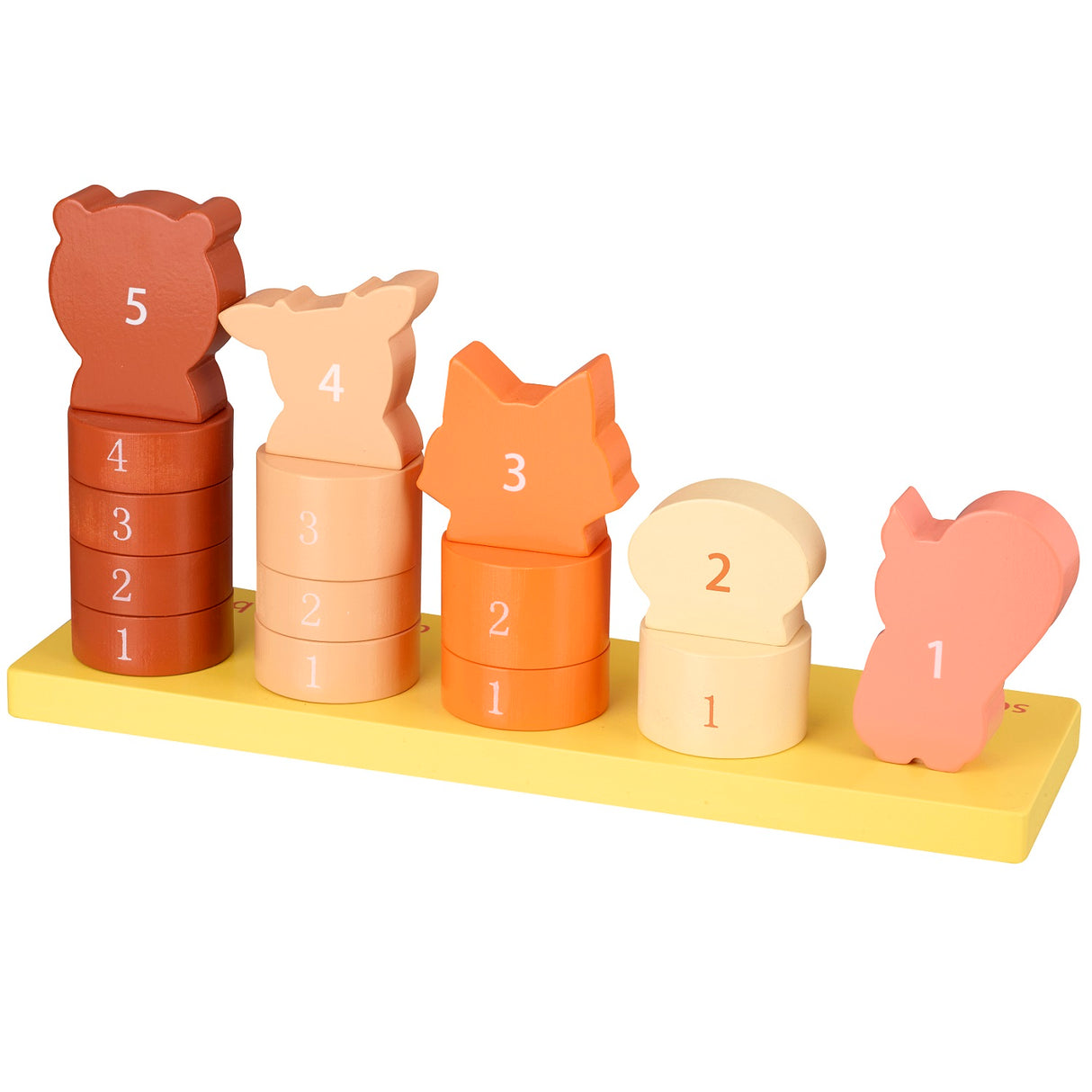 Woodland Animals Count and Stack Game