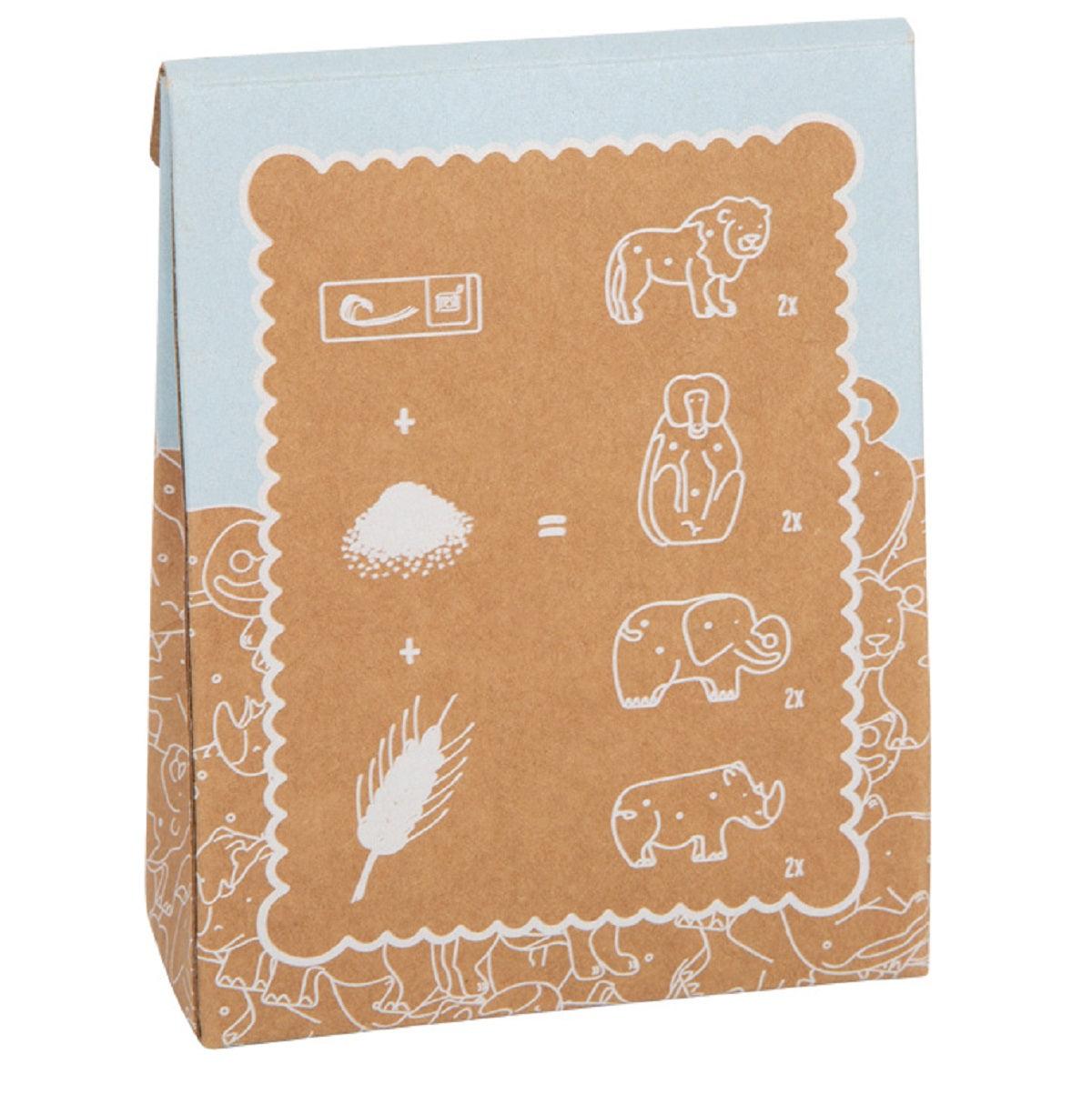 Box of Wooden Animal Crackers