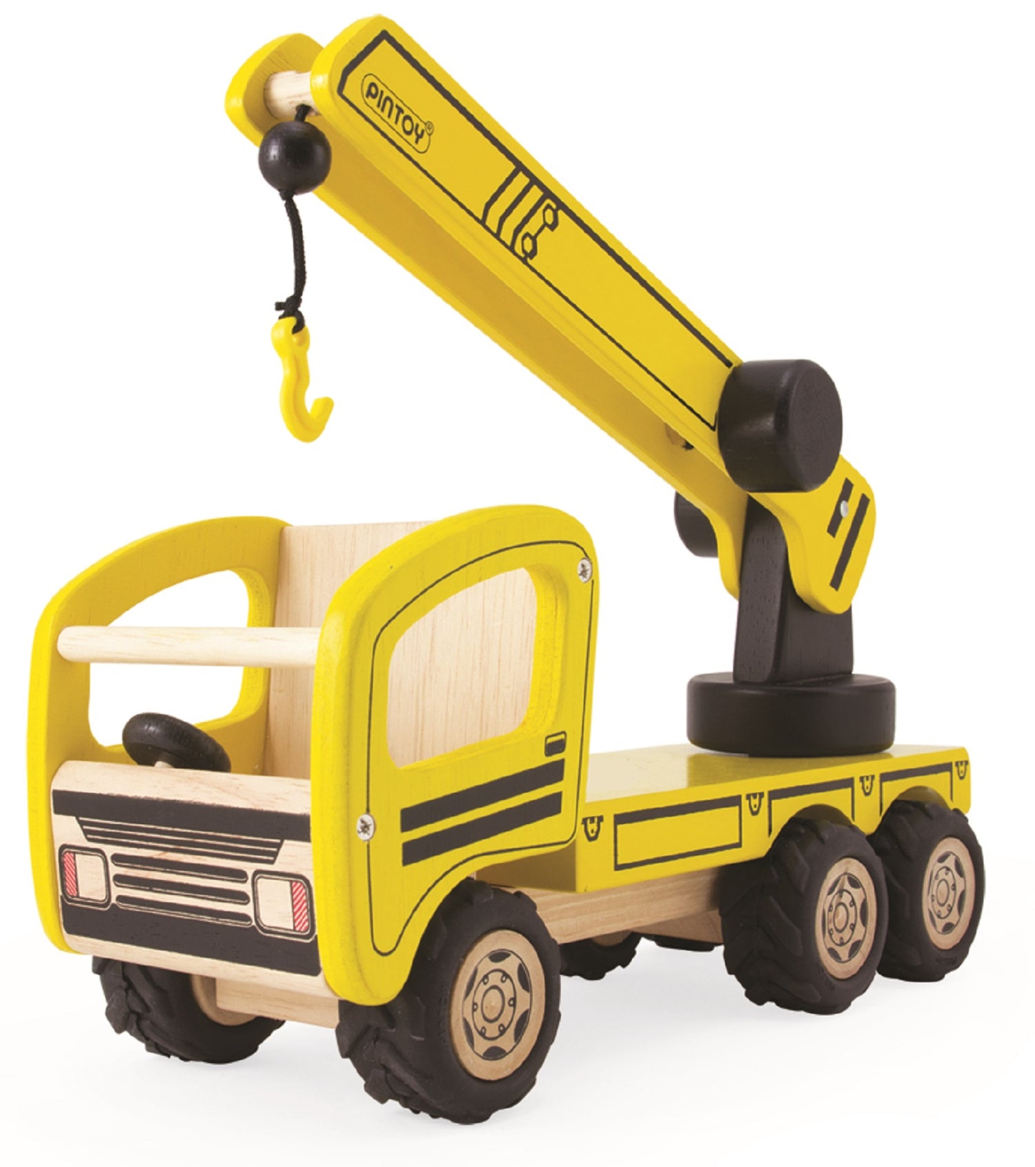 Wooden Mobile Construction Crane