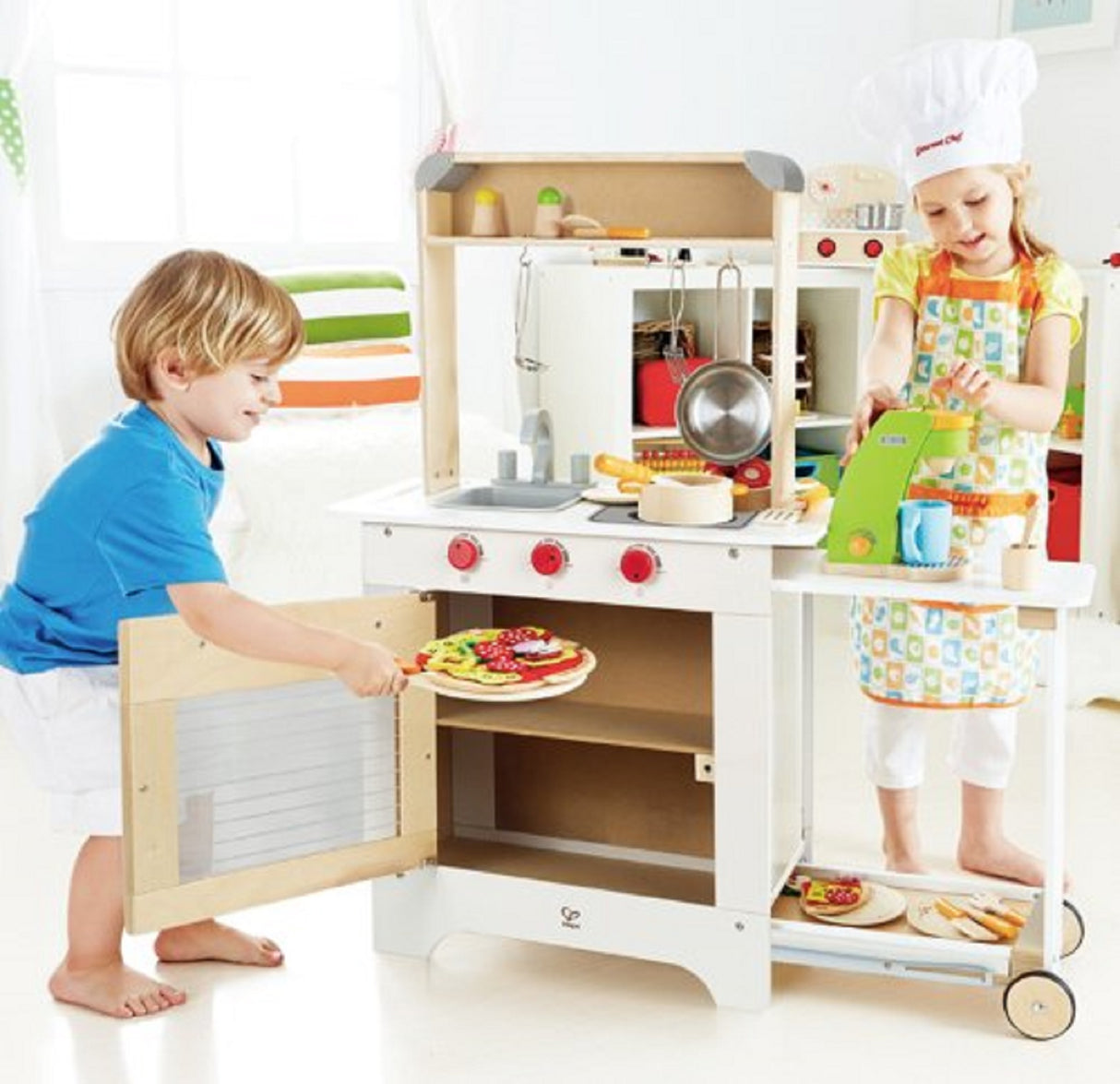 Cook 'n Serve Wooden Kitchen Play Set