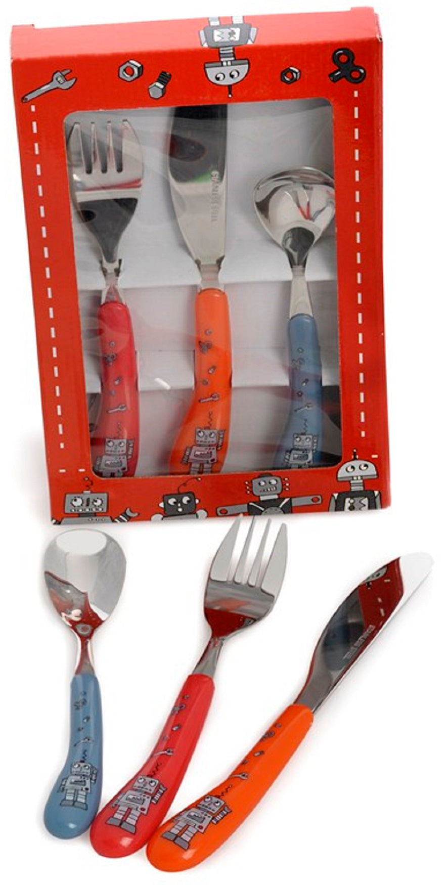 Children's Robot Cutlery Set