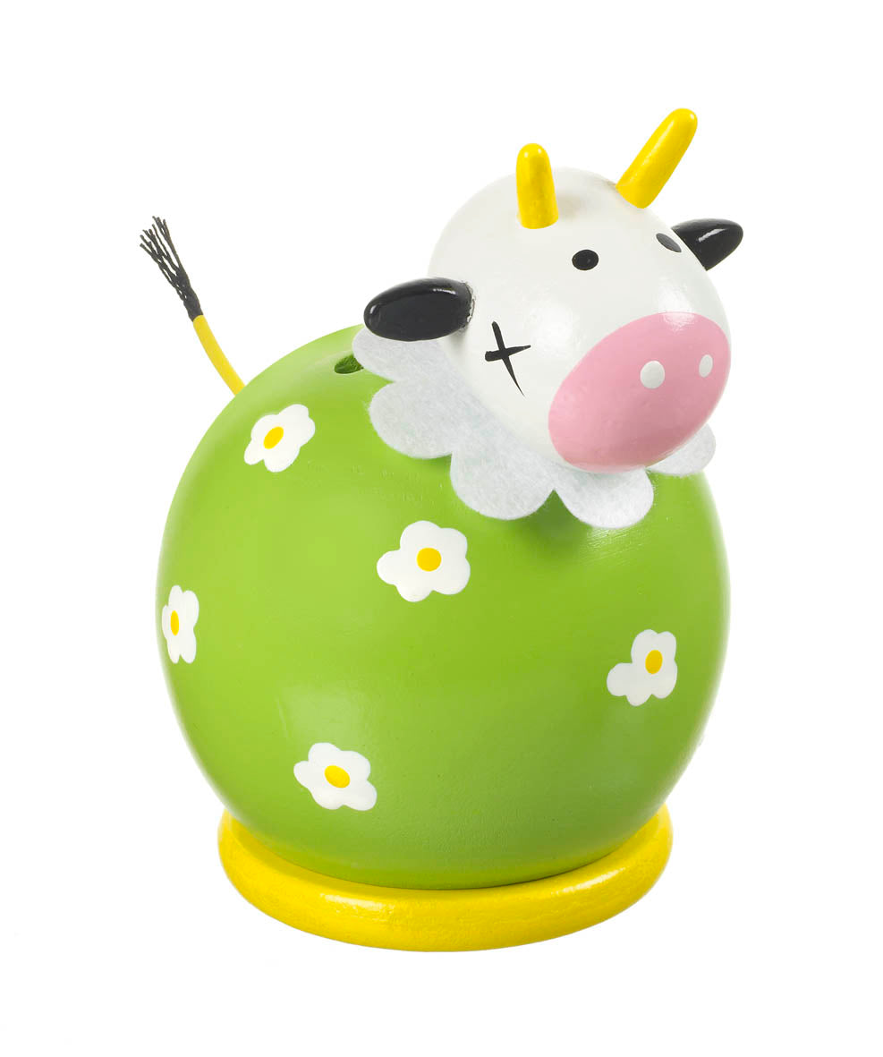Cow Wooden Money Box