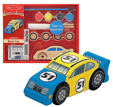 Decorate Your Own Wooden Race Car