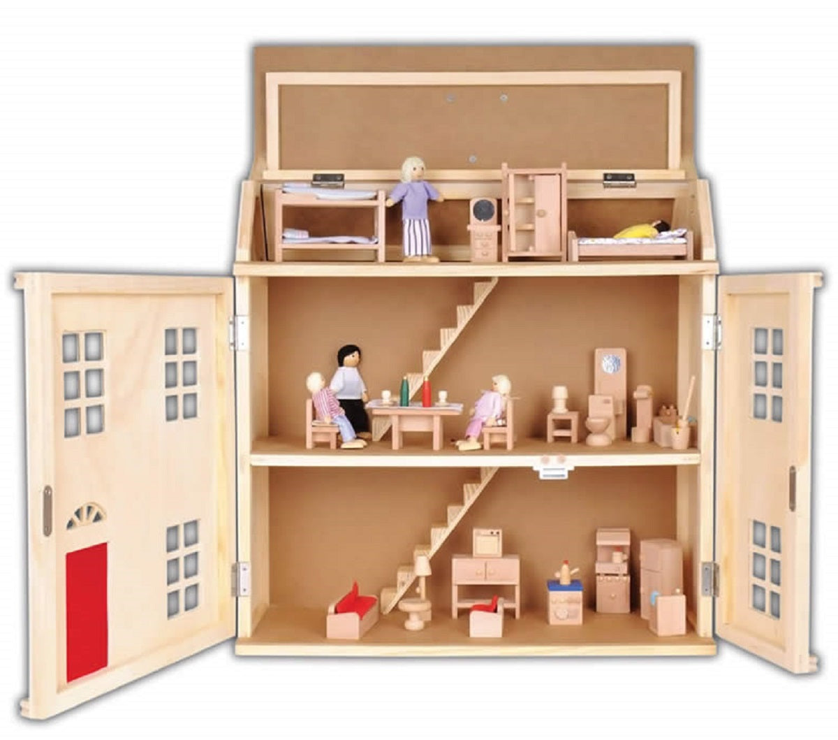 Bluebell House - with Furniture and Dolls