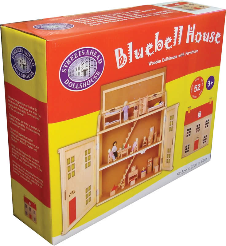 Bluebell House - with Furniture and Dolls