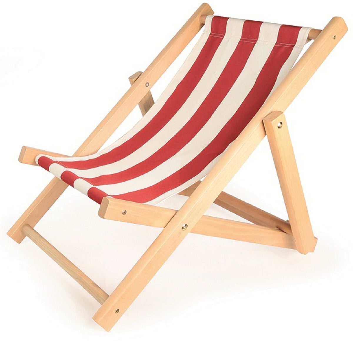 Children's Red/White Deckchair