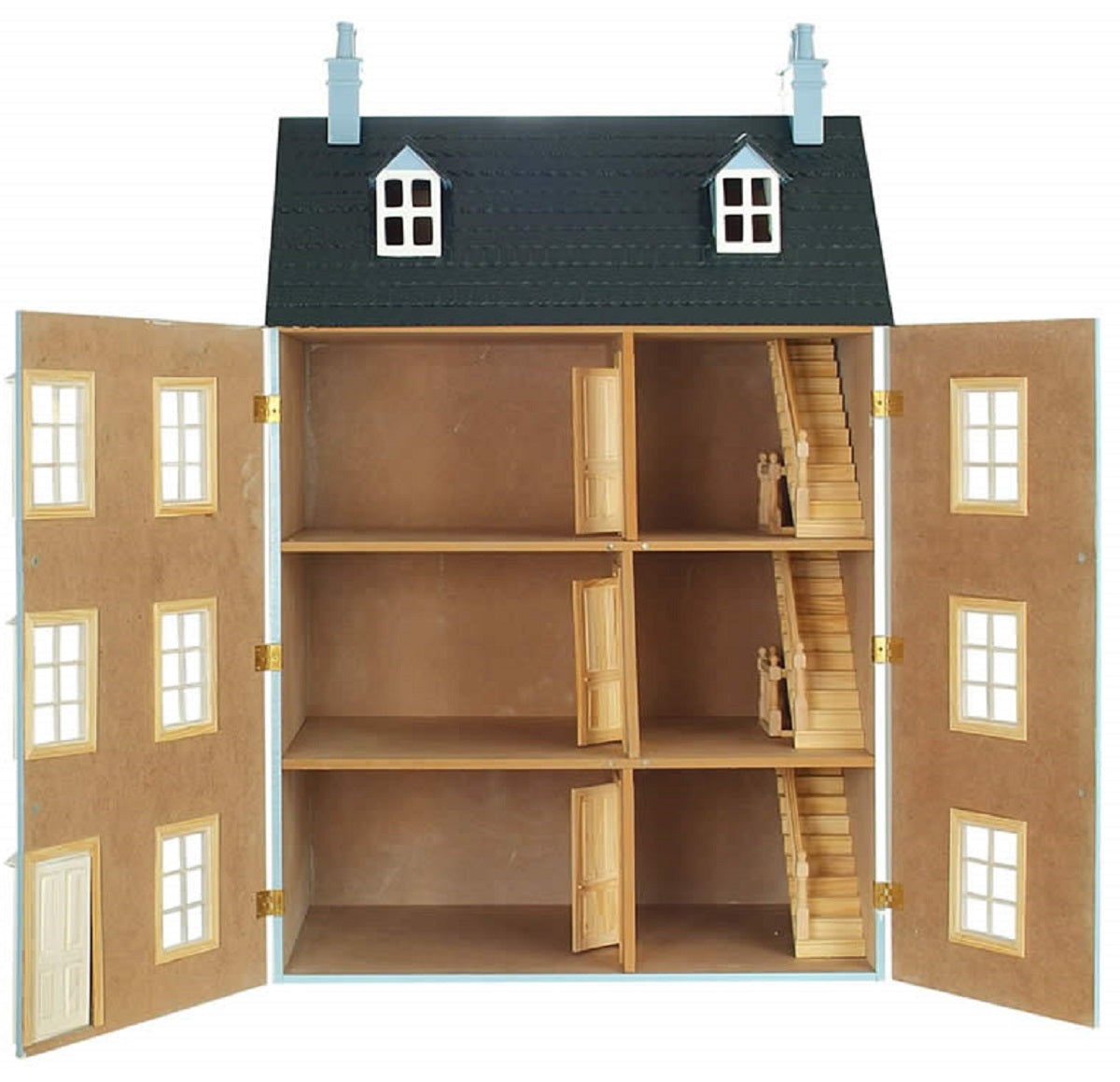 The Dartmouth Dolls House - Painted Blue