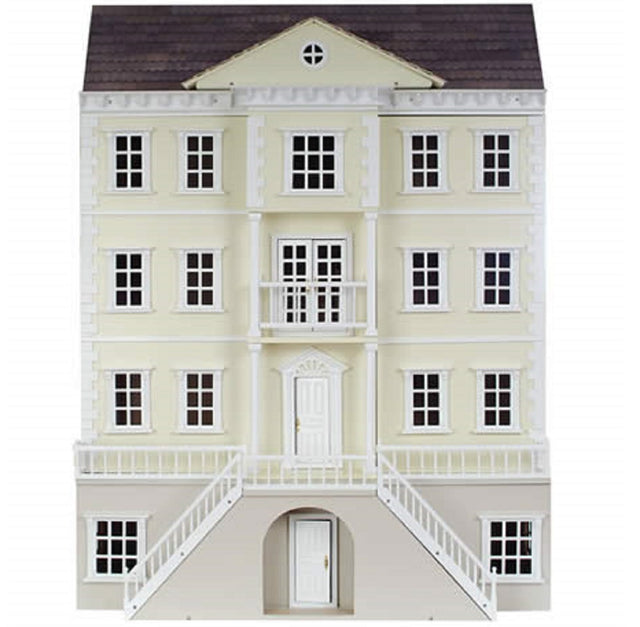 The Mayfair Dolls House with Arch Front Basement - Painted