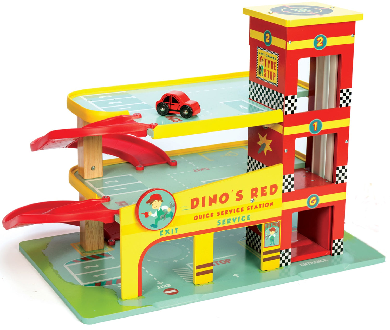 Le Toy Van Dino's Red Garage