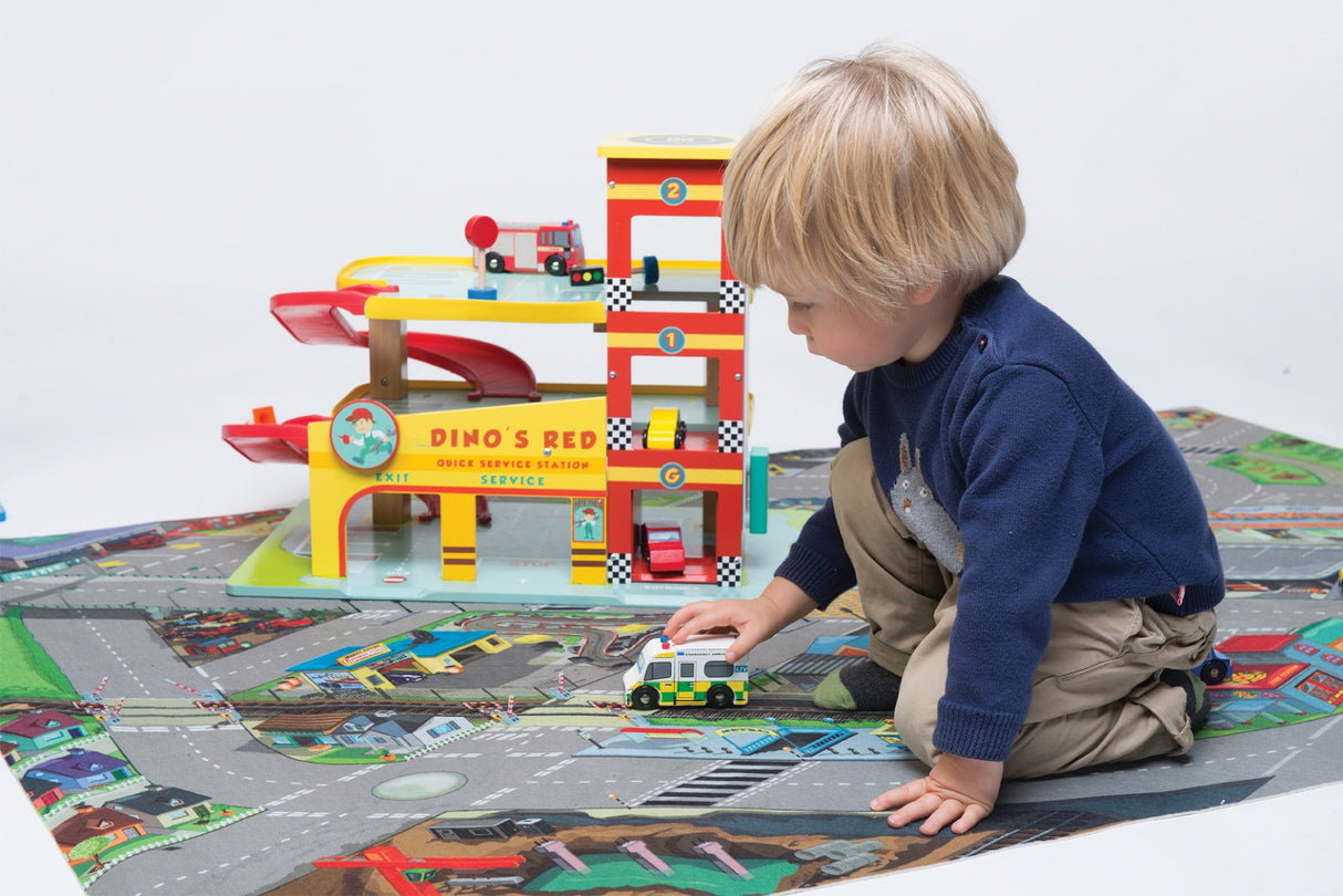 Le Toy Van Dino's Red Garage