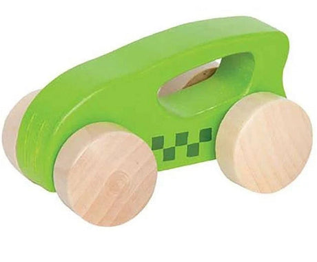 First Little Wooden Car - Green