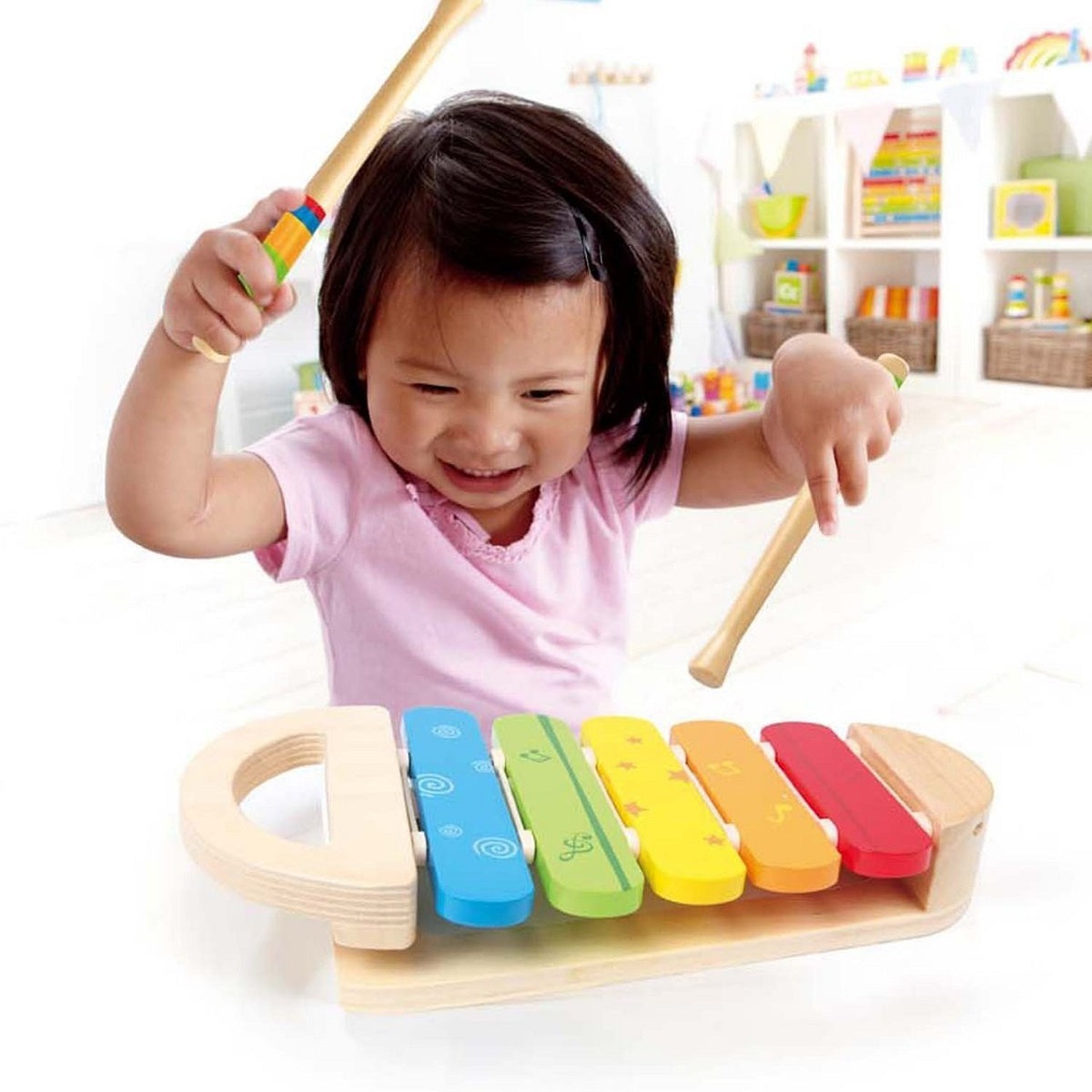 Rainbow Wooden Xylophone