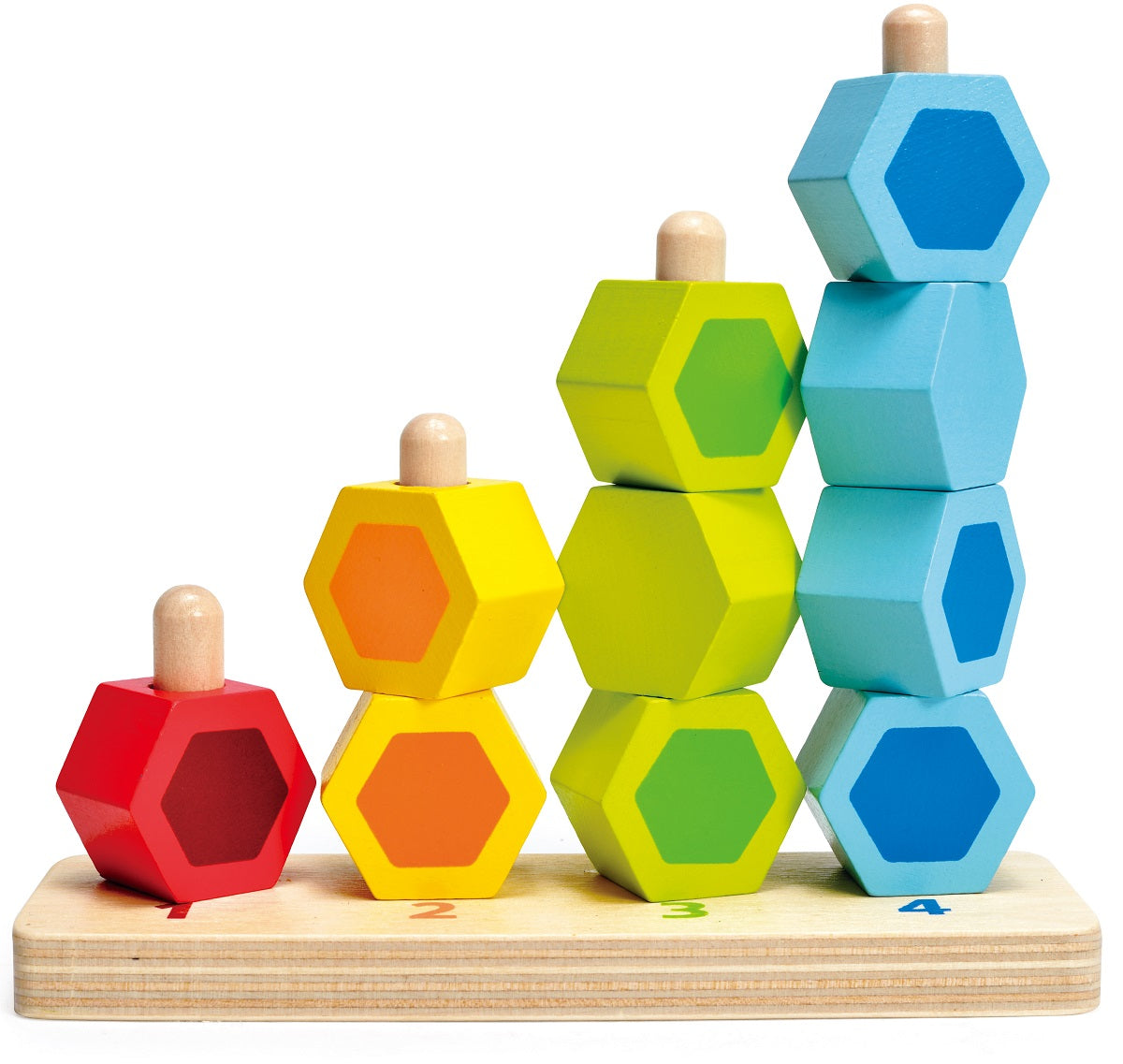 Count and Match Wooden Stacker