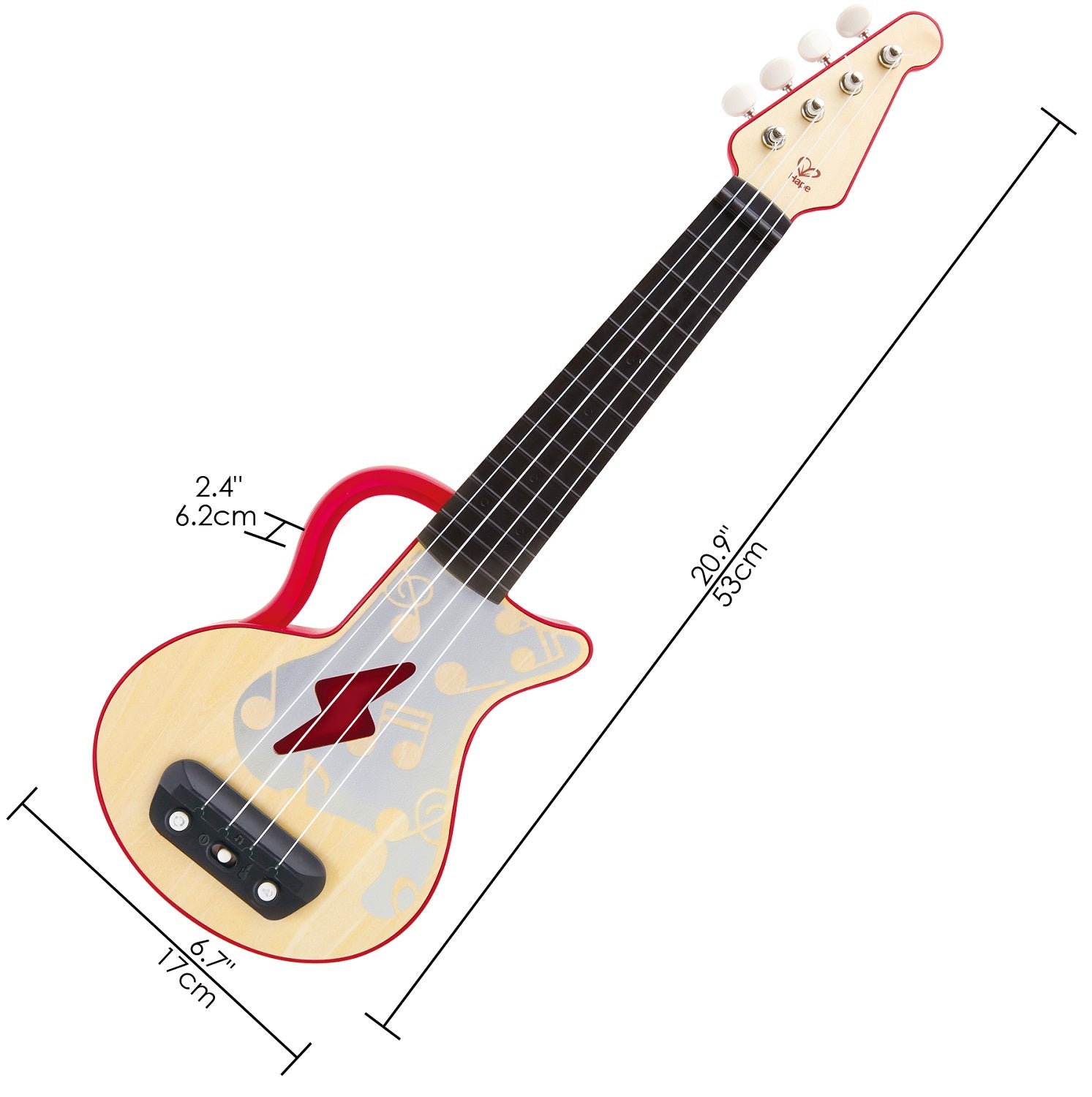 Learn with Lights Ukulele - Red