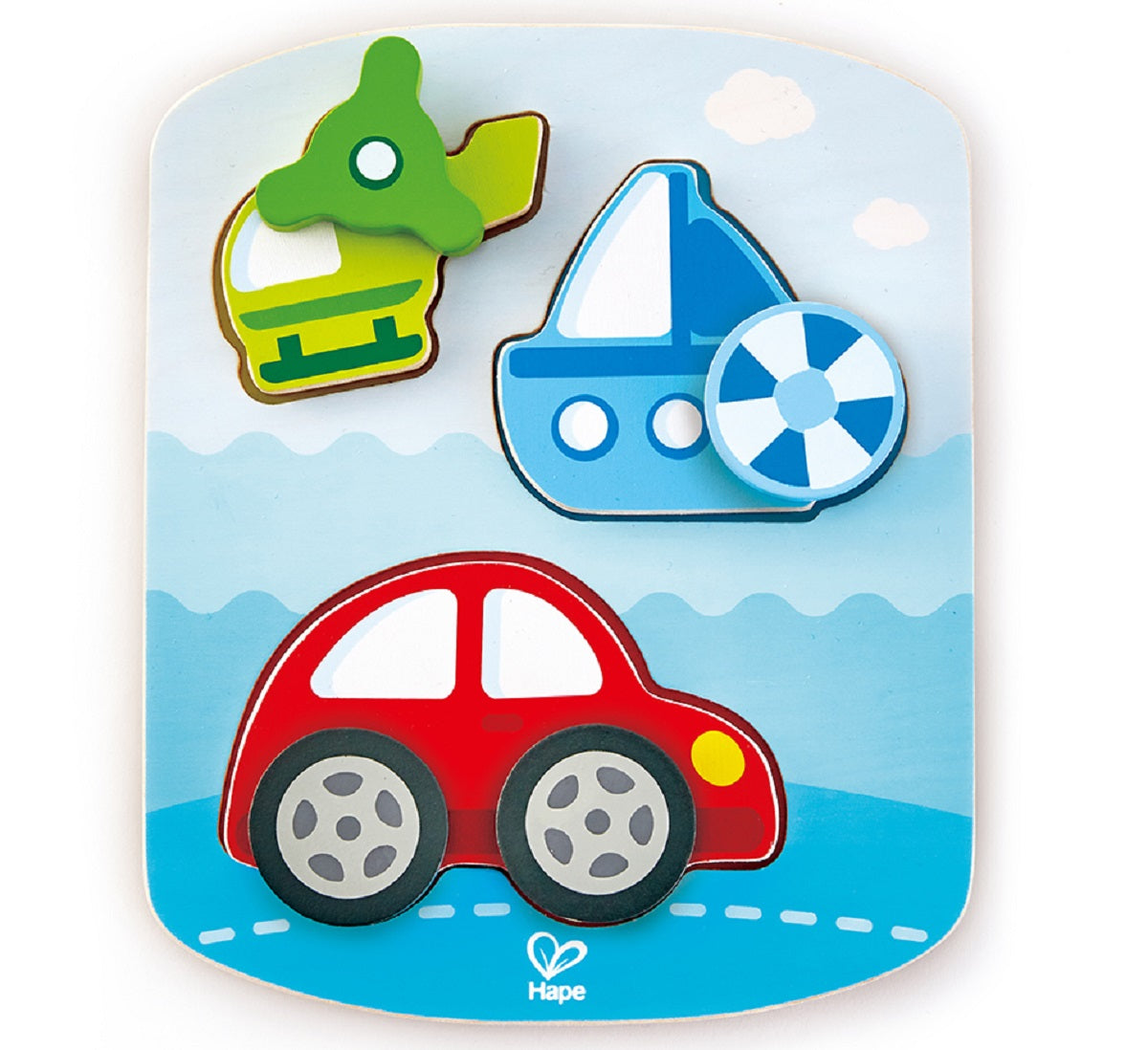 Dynamic Wooden Vehicle Puzzle