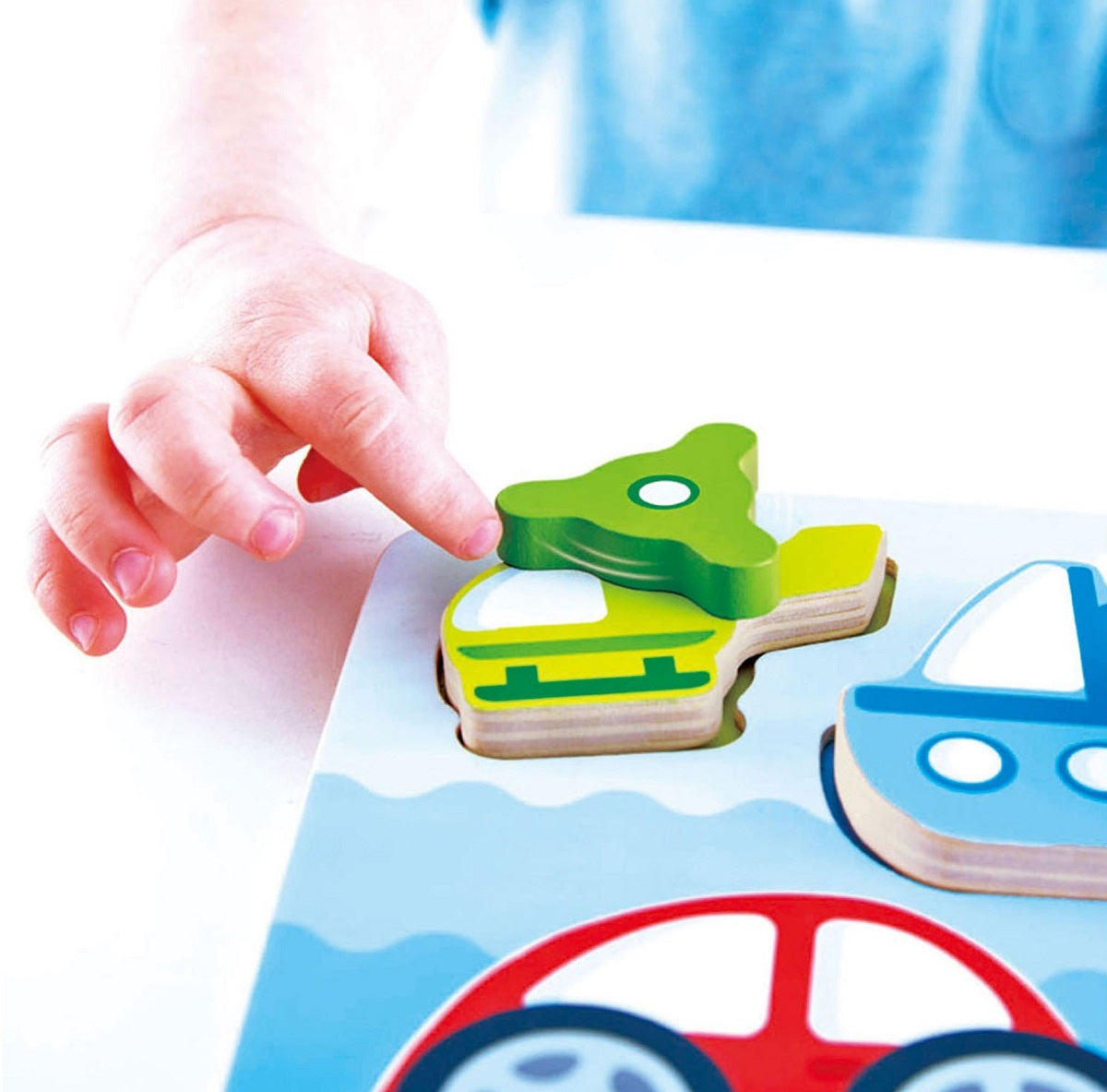 Dynamic Wooden Vehicle Puzzle