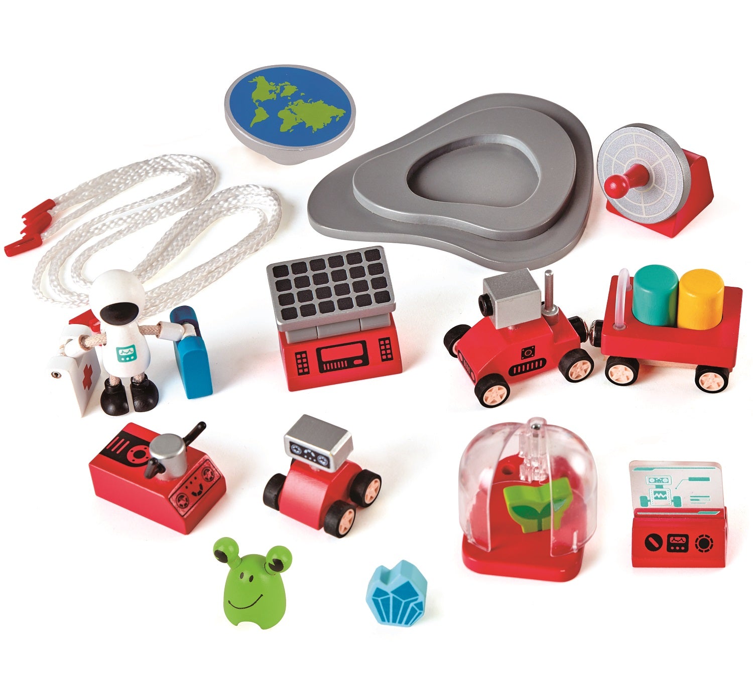 Four Stage Spaceship & Rocket