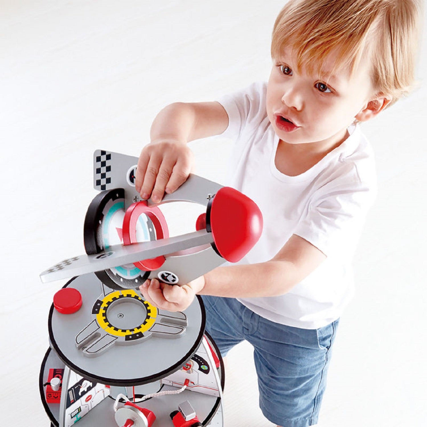 Four Stage Spaceship & Rocket