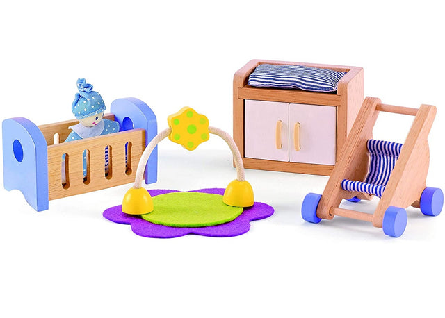 Baby's Room Doll House Furniture Set