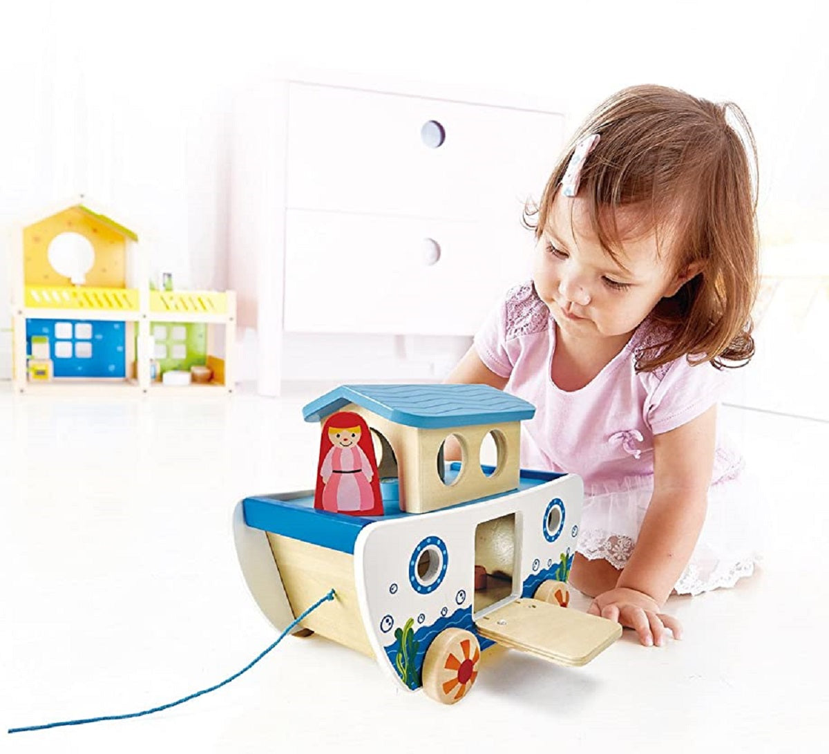 Pull Along Wooden Noah's Ark