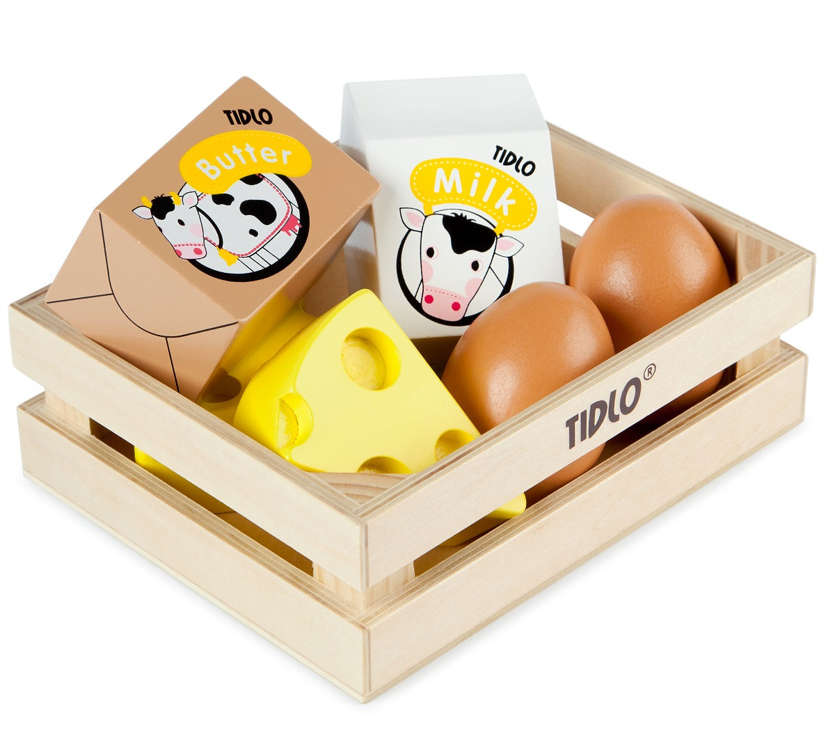 Tidlo Play Food Crates Bundle 4