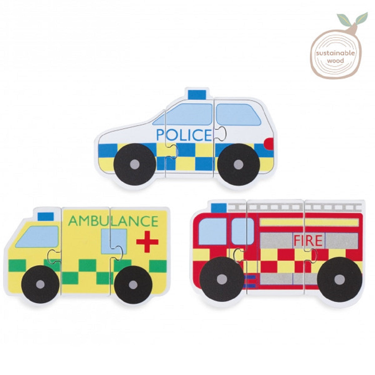 Emergency Services Mini Puzzle Set