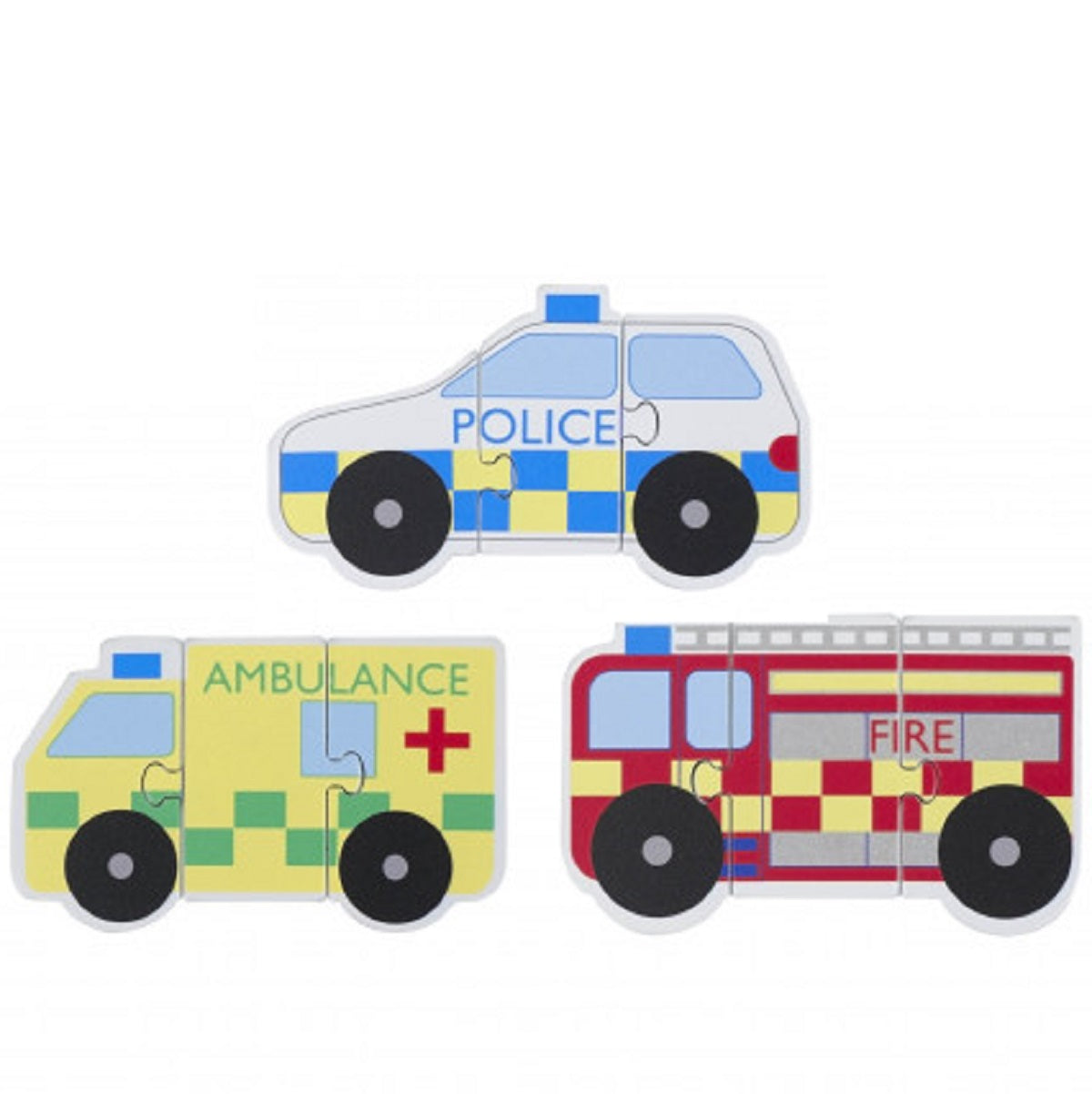 Emergency Services Mini Puzzle Set