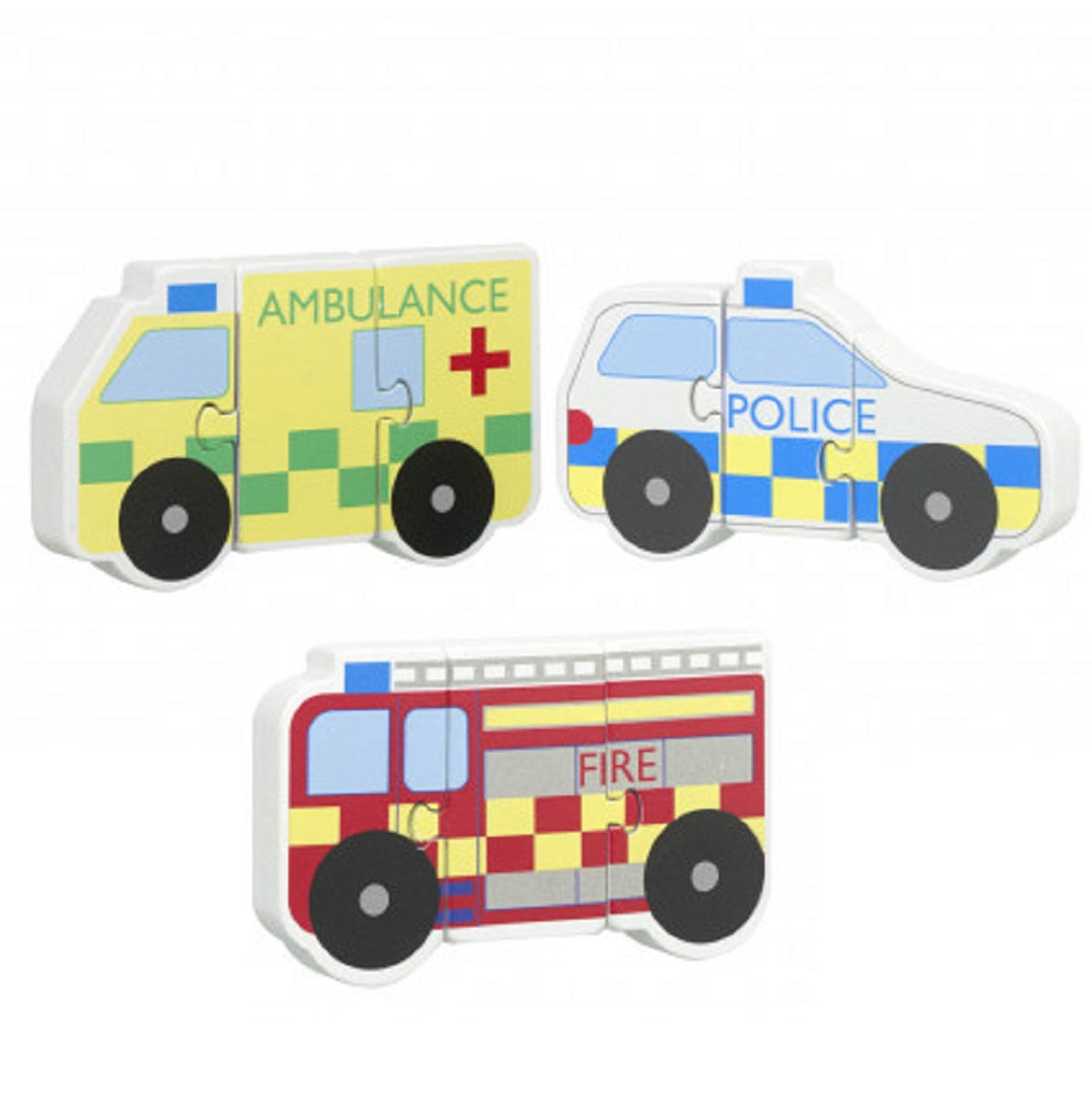 Emergency Services Mini Puzzle Set