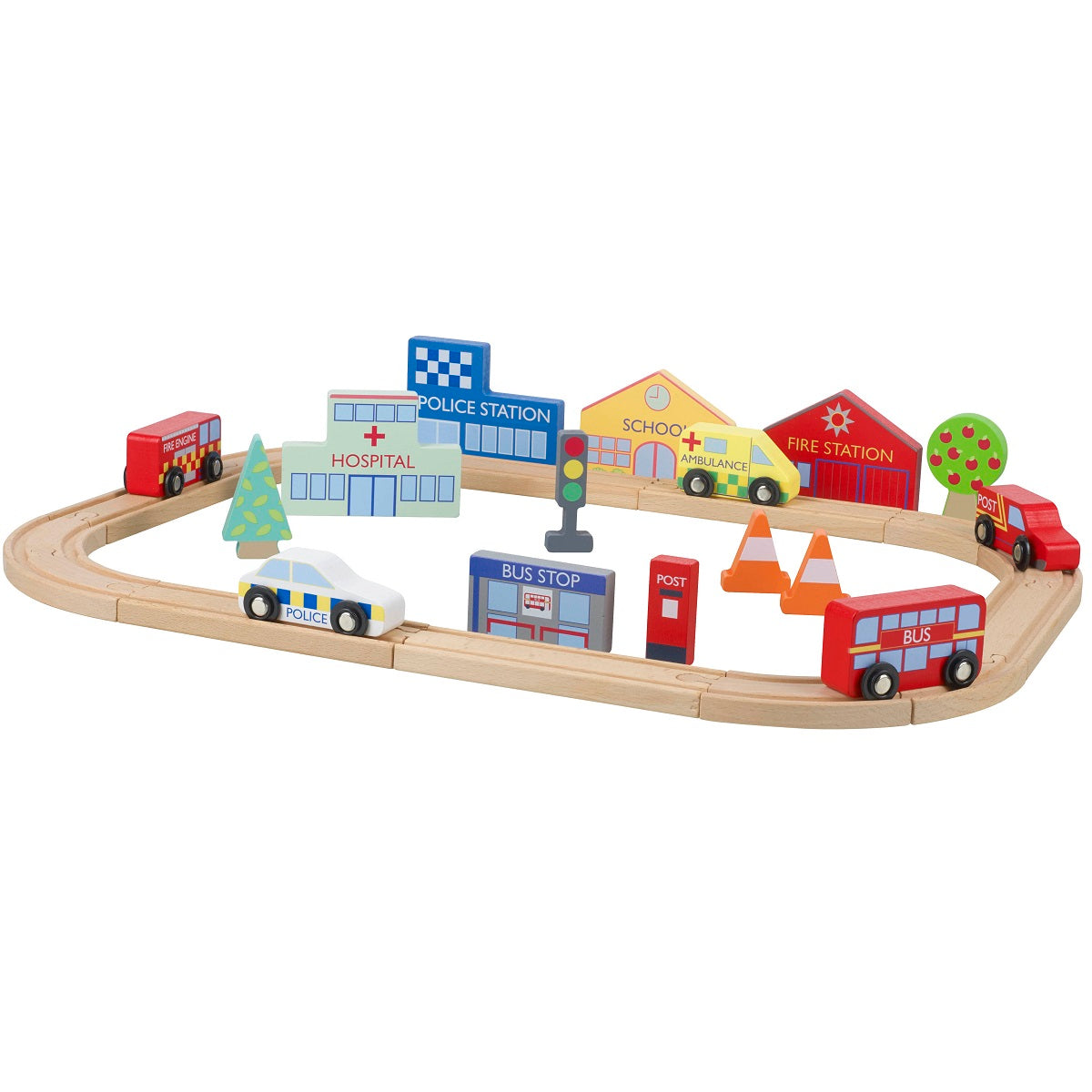 Emergency Services Road Track Set