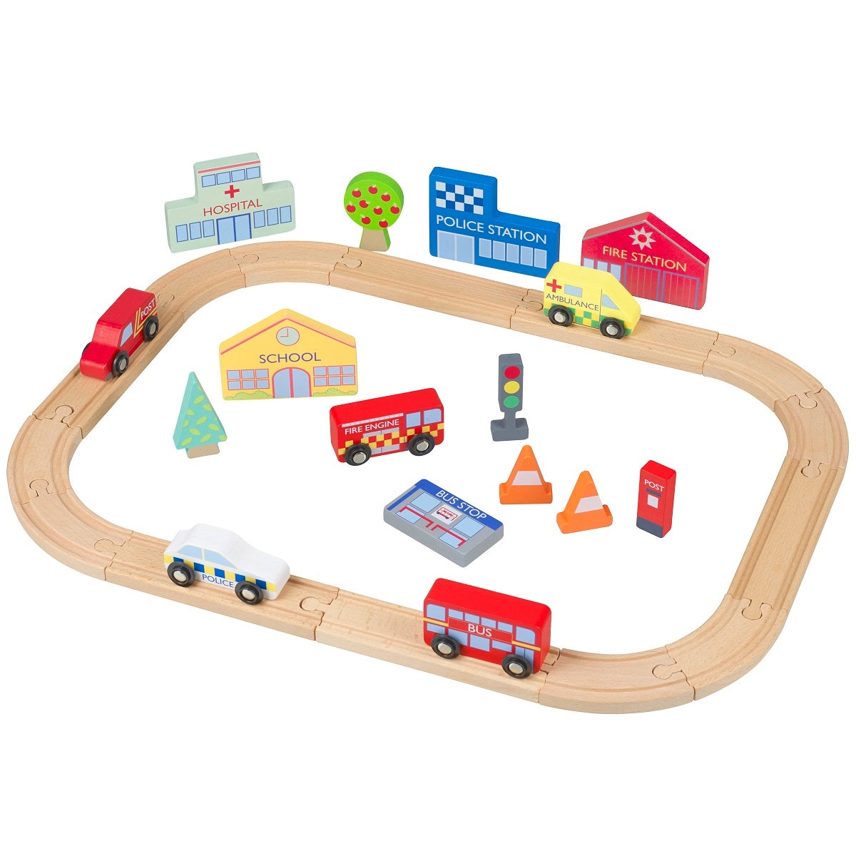 Emergency Services Road Track Set