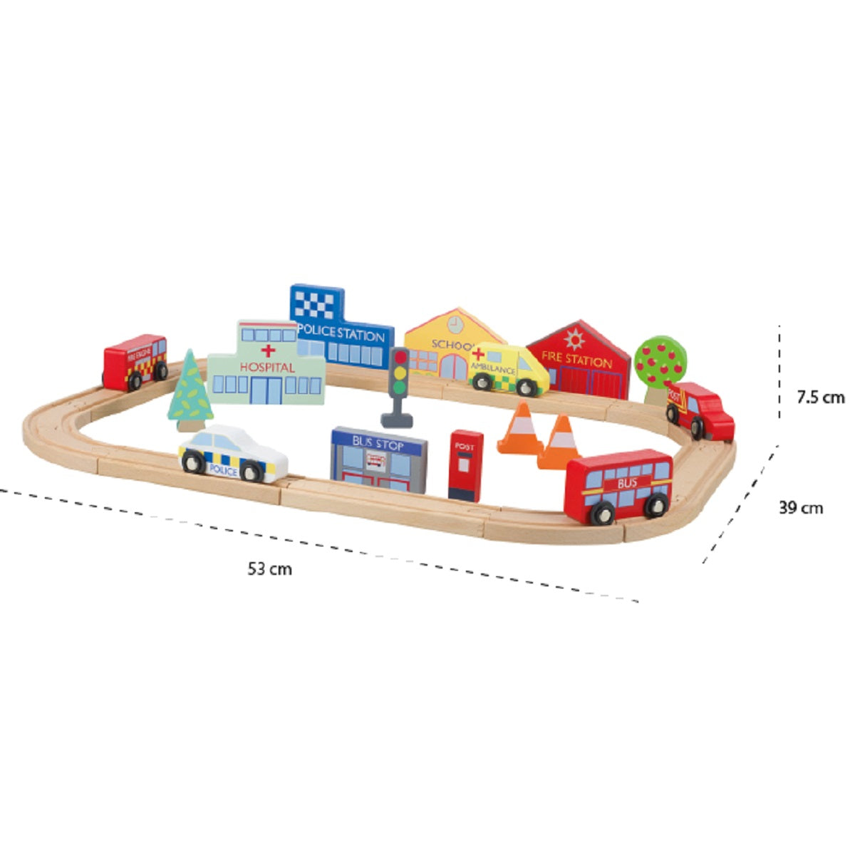 Emergency Services Road Track Set