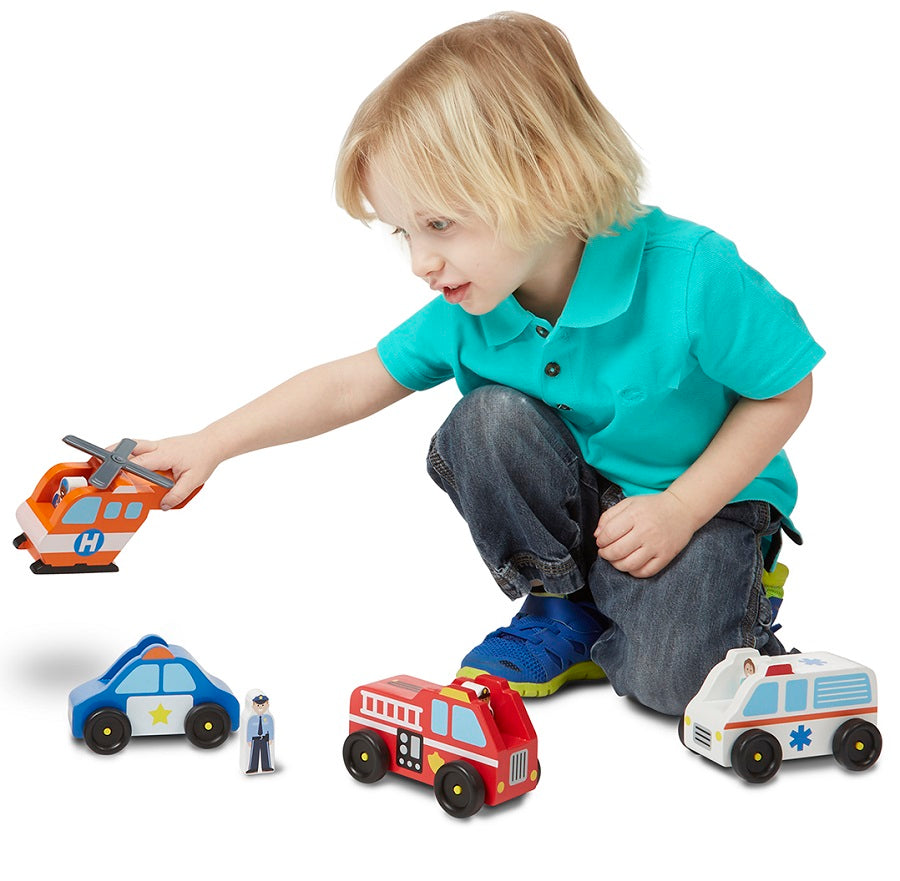 Melissa and Doug Emergency Vehicles Set 2