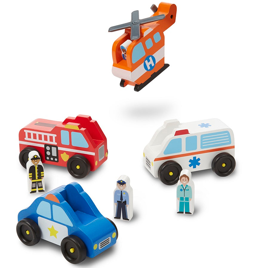 Melissa and Doug Emergency Vehicles Set 4