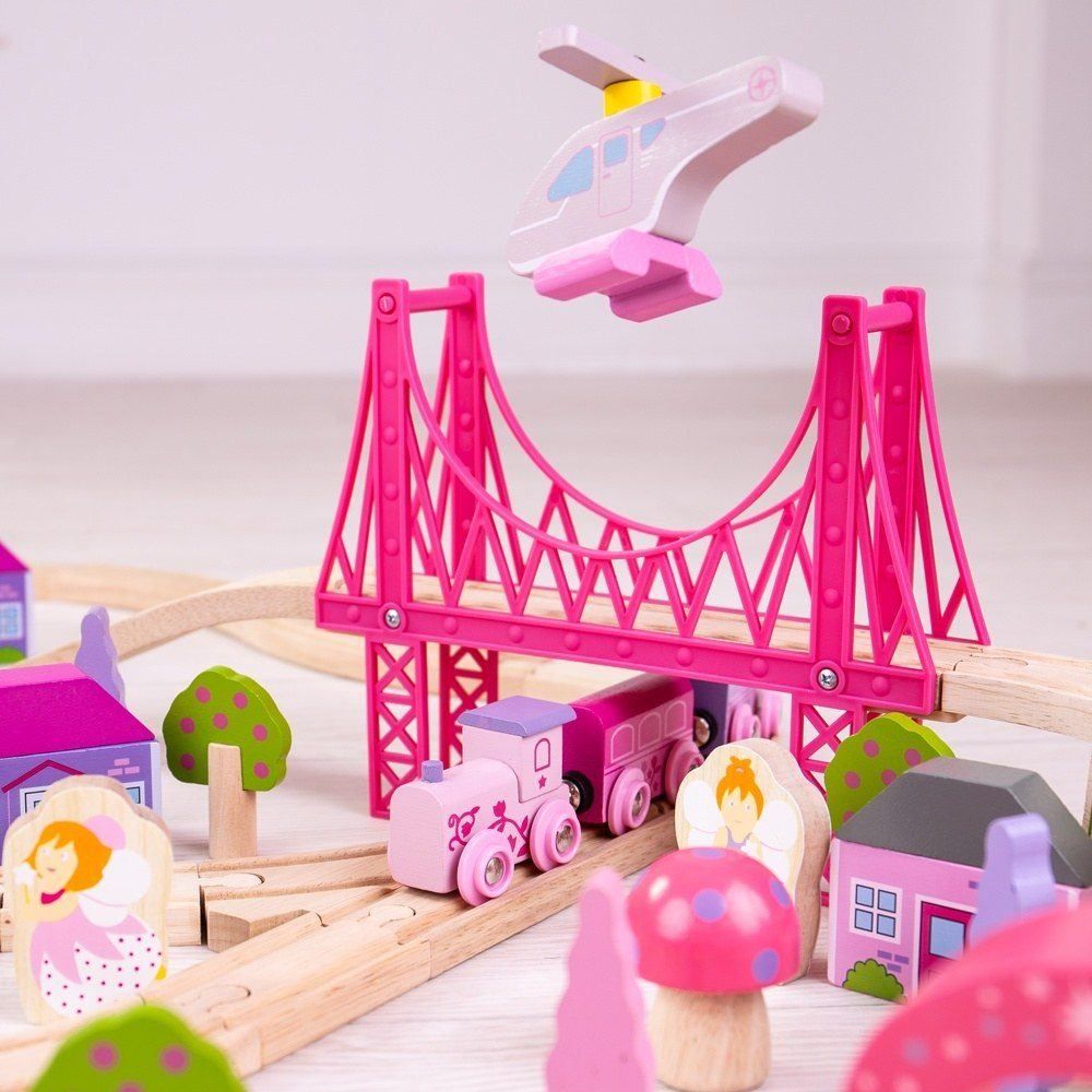 BigJigs Fairy Town Train Set