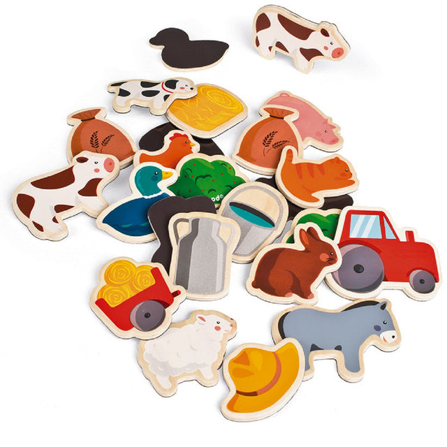 Farm Magnets Set - 24 Pieces