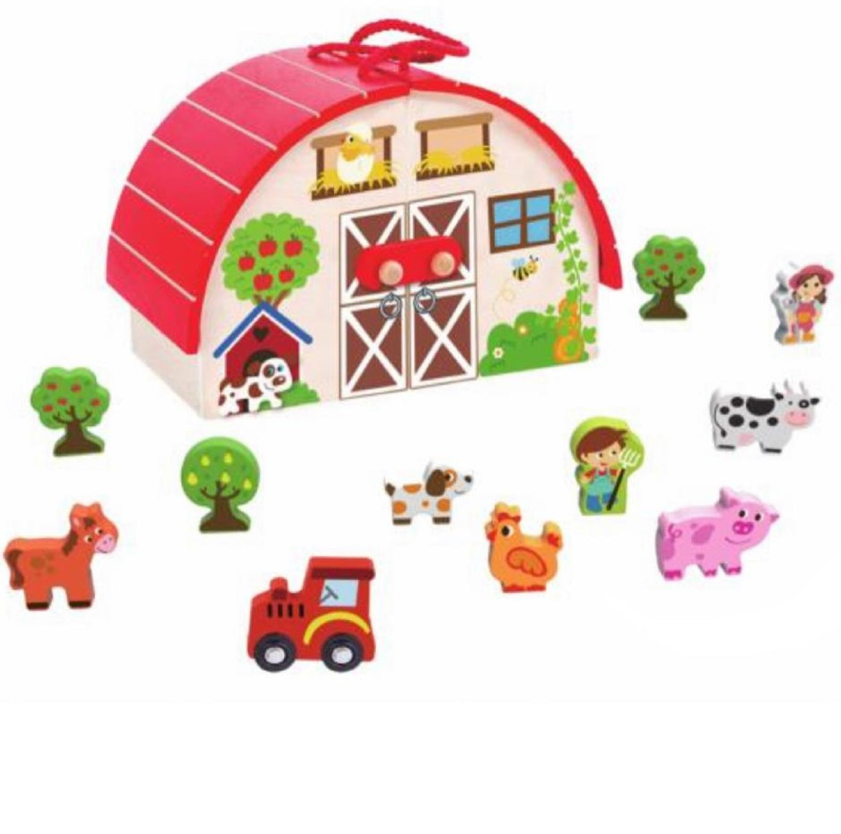 Woody Treasures Farm Play Set